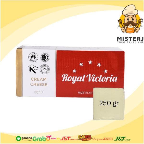 

Royal Victoria Cream Cheese 250gr | TANPA ES BATU | Cream Cheese Royal Victoria Original 100% | INSTANT ONLY