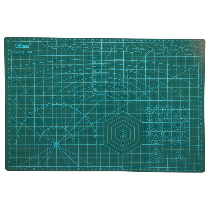 

9Sea Work Cutting Mat Pad A3 - Alas Pemotong Kain Kertas Jahit Grid