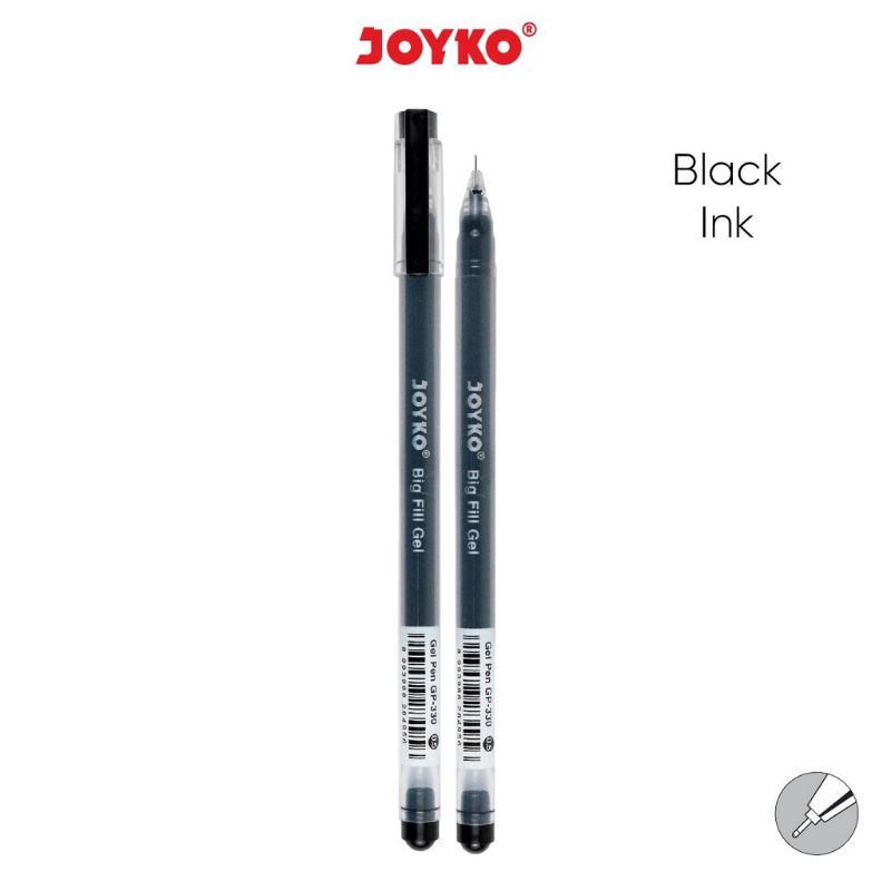 

12PCS Gel Pen Pulpen Pena Joyko GP-330 Big Fill Gel isi 12Pcs(perkotak)