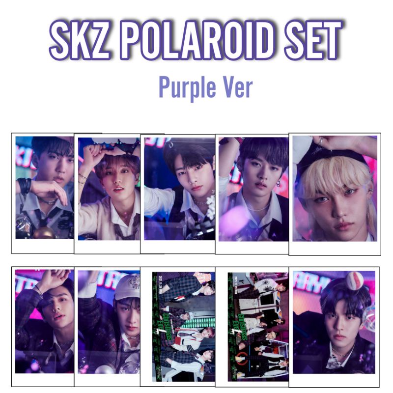 Fankit StrayKids  Polaroid Poster