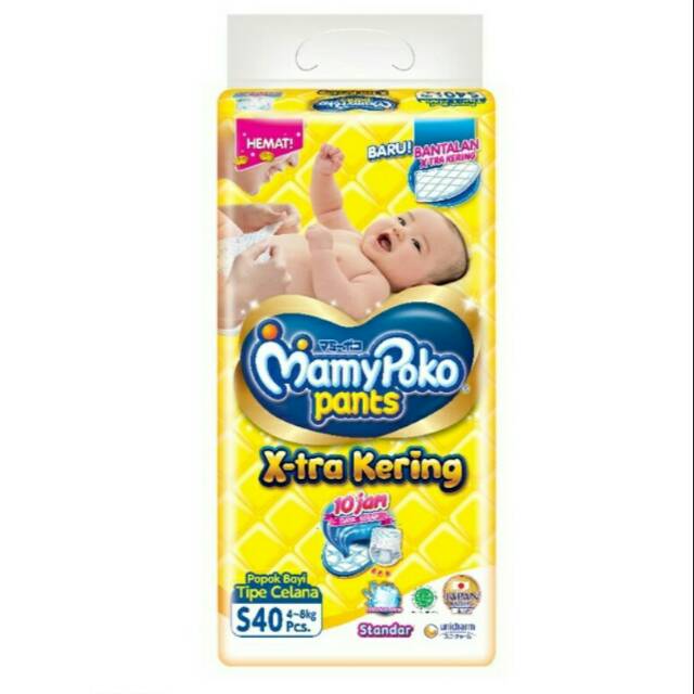 Mamypoko pants X-tra kering Nb44/S40/M34/L30/XL26/XXL24