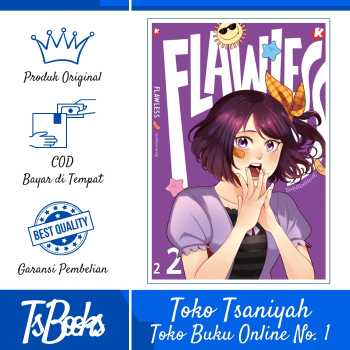 Buku Komik Romance Koloni Flawless Vol 2 Shinshinhye Komik Romantis Cinta Komik Manga Anime Manhwa