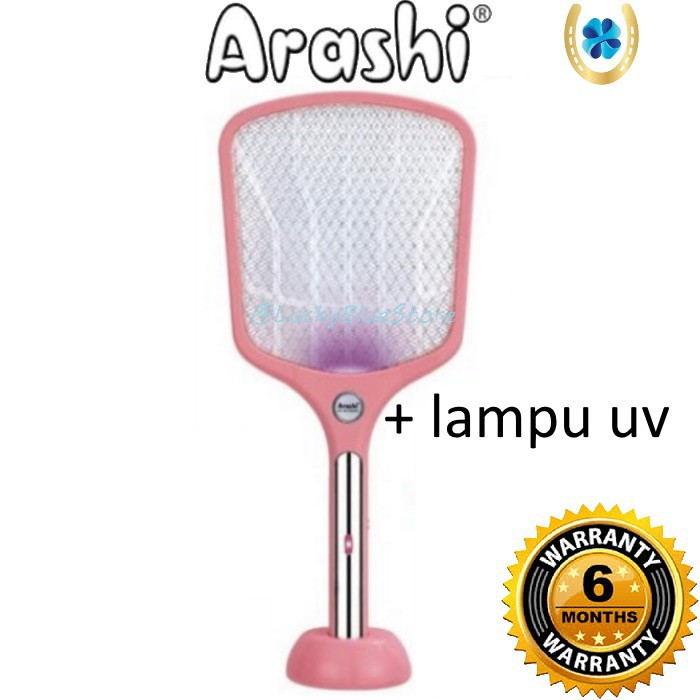 ARASHI ARL 194 PHOENIX - Raket Nyamuk / Alat Penangkap Nyamuk / Pembasmi Serangga 2in1