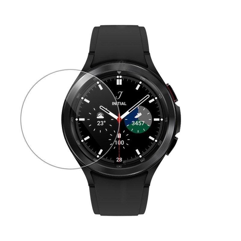 3pcs Tempered Glass Pelindung Layar Samsung Galaxy Watch 4 40MM 44MM 42MM 46MM Anti Gores