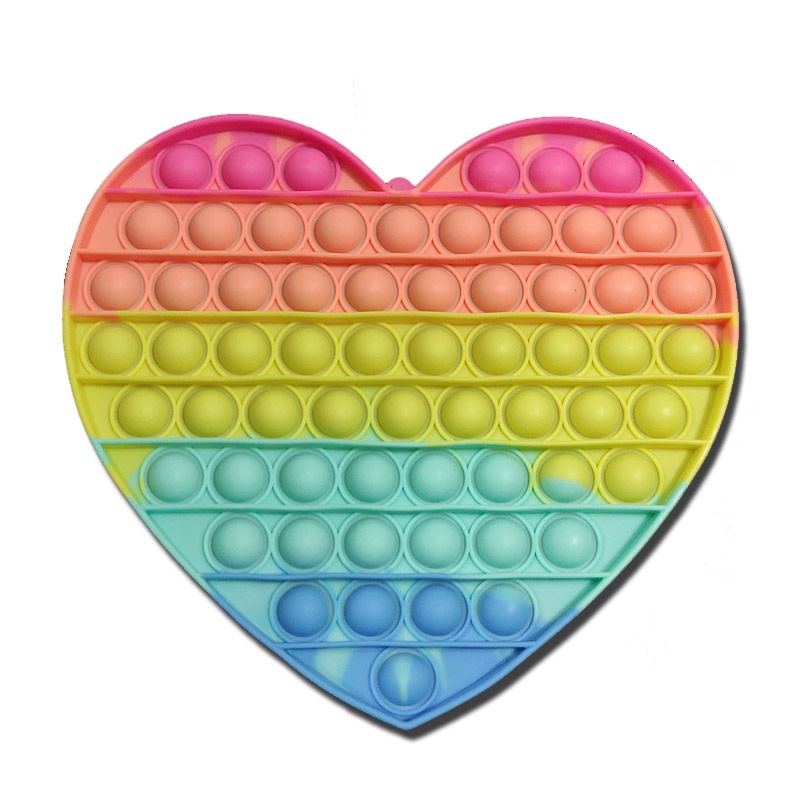 Pop it fidget toy Ukuran Super Jumbo push pop it rainbow mainan edukasi stress release-3