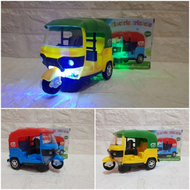 Mainan Bajaj Bumb Go Bisa Berjalan Bersuara - Mainan Motor Bajaj