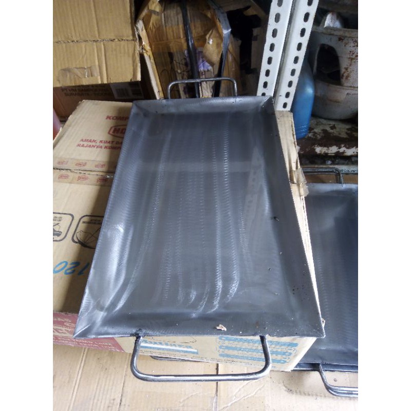 wajan plat besi 40x60cm/wajan roti bakar