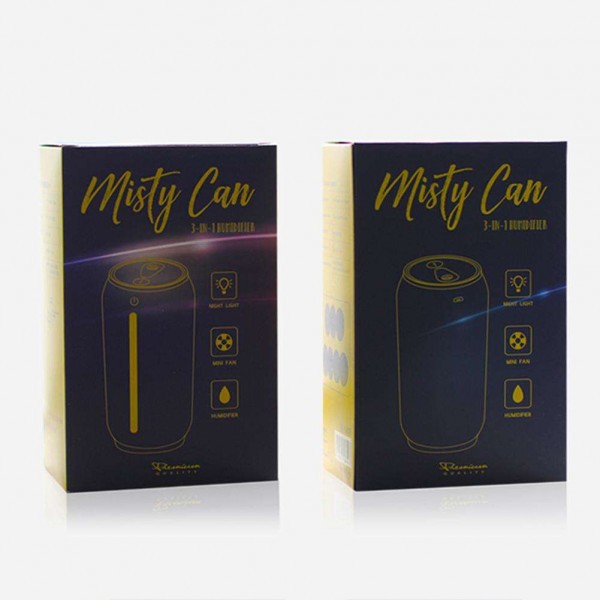 3 in 1 Misty Can Humidifier Ultrasonic Air Humidifier Diffuser USB Mis