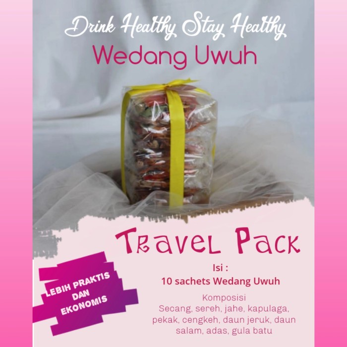 

Wedang Uwuh Paket Travel Pack (BERKUALITAS)