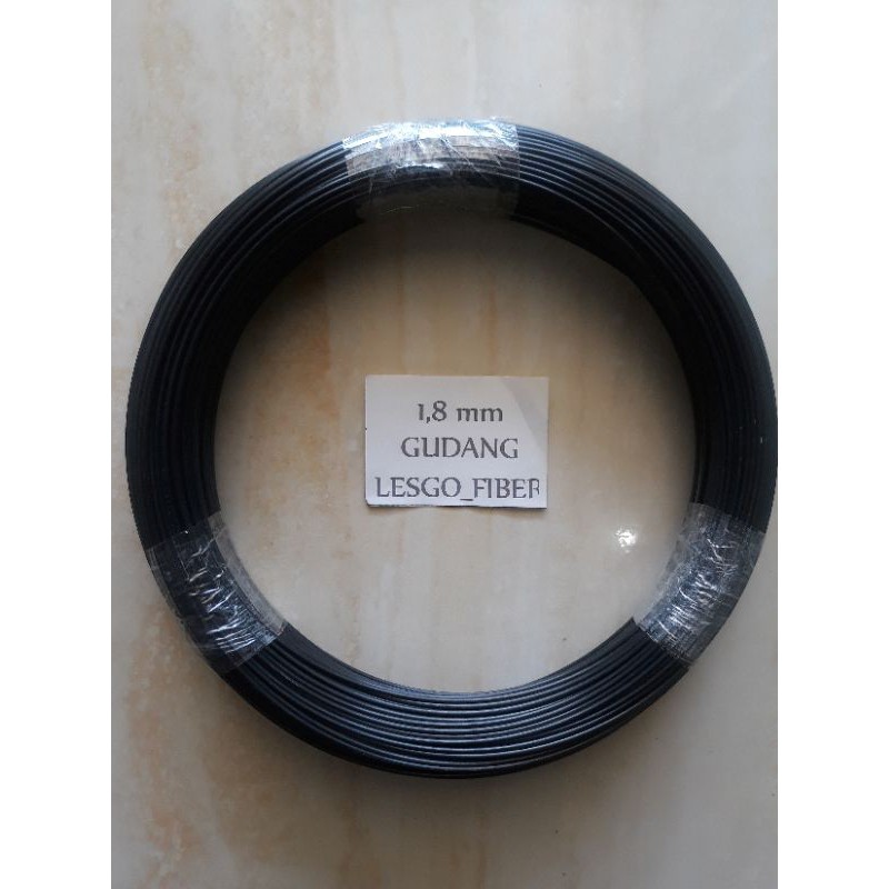 Jeruji Fiber Sangkar Ruji Fiber Hitam 1.8mm 50m