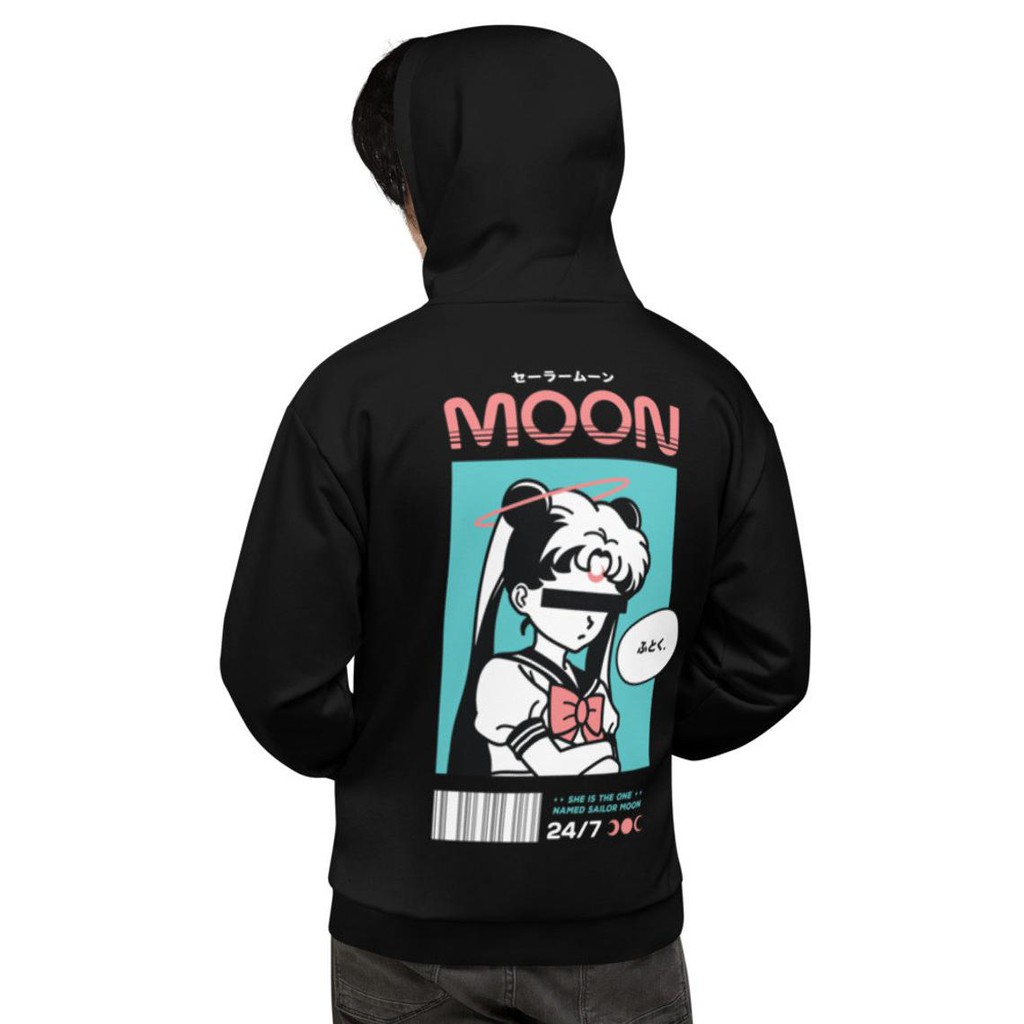 Hoodie Street style Sailormoon Nakayoshi Nasa Anime Manga Premium Unisex