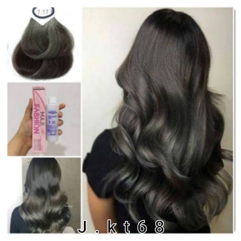 Cat rambut loreal majifashion 7.17 , pewarna rambut maji fashion