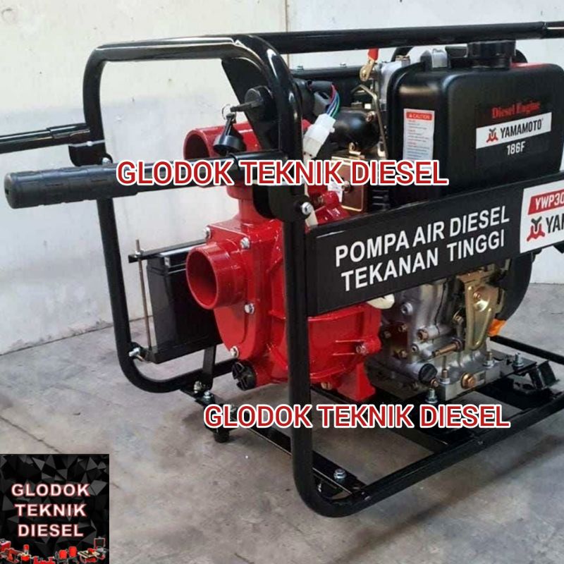 POMPA AIR SOLAR DIESEL 3 INCH TEKANAN TINGGI / WATER PUMP 3 INCH STARTER ORIGINAL