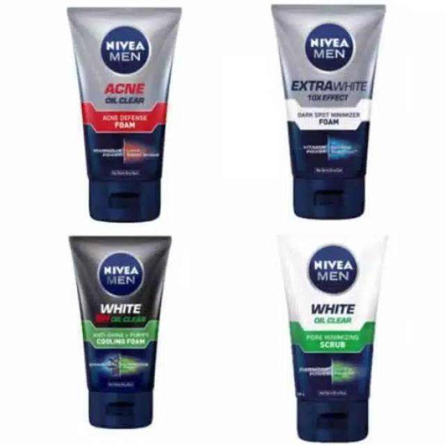 Nivea men facial foam 100 ml all varian