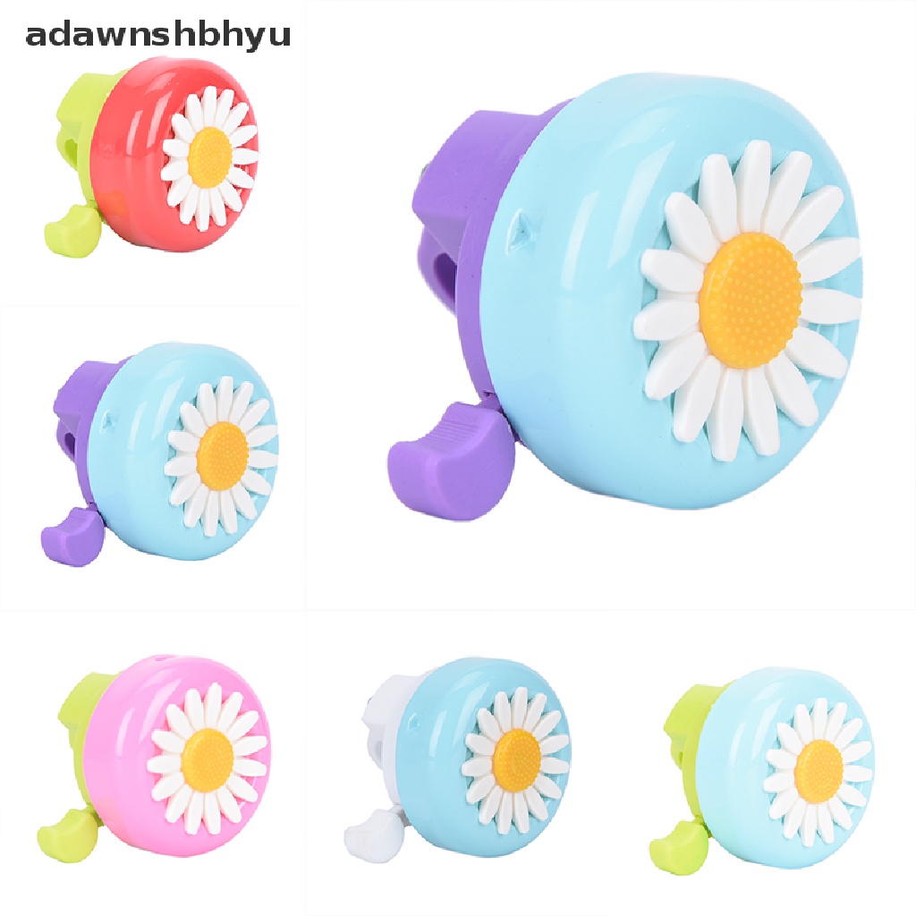 Adawnshbhyu Kids Bicycle Bell Horn Sepeda Bunga Anak Kring Alarm Untuk Stang Multiwarna