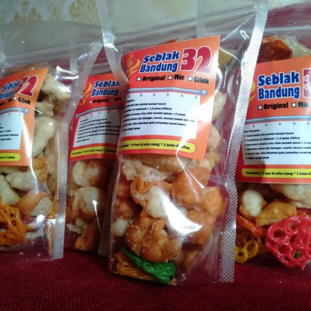 

Seblak bandung 32 varian original