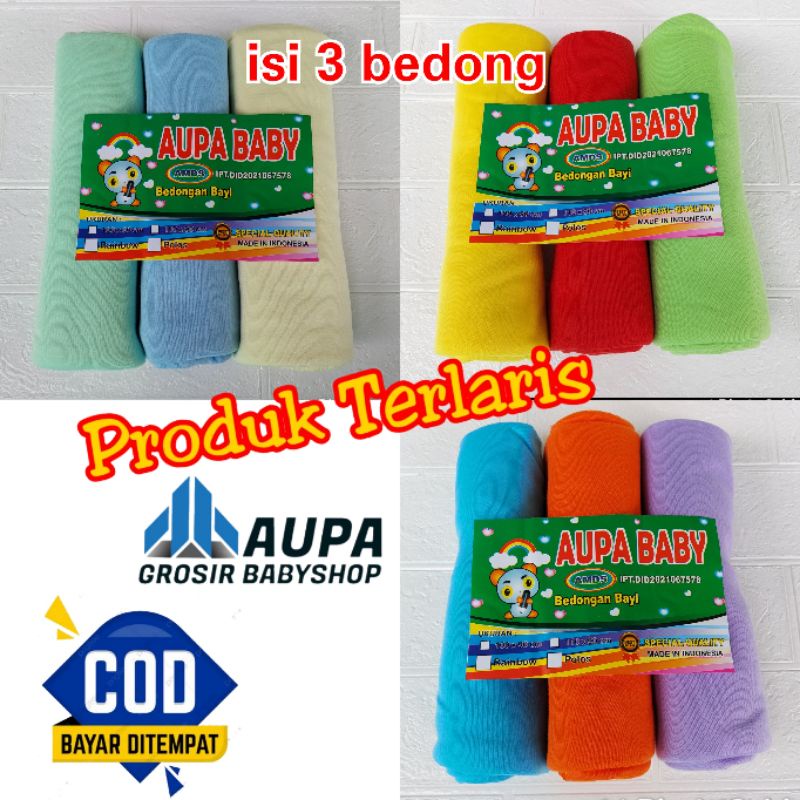 Bedong bayi Bedong Polos isi 3 Terlaris