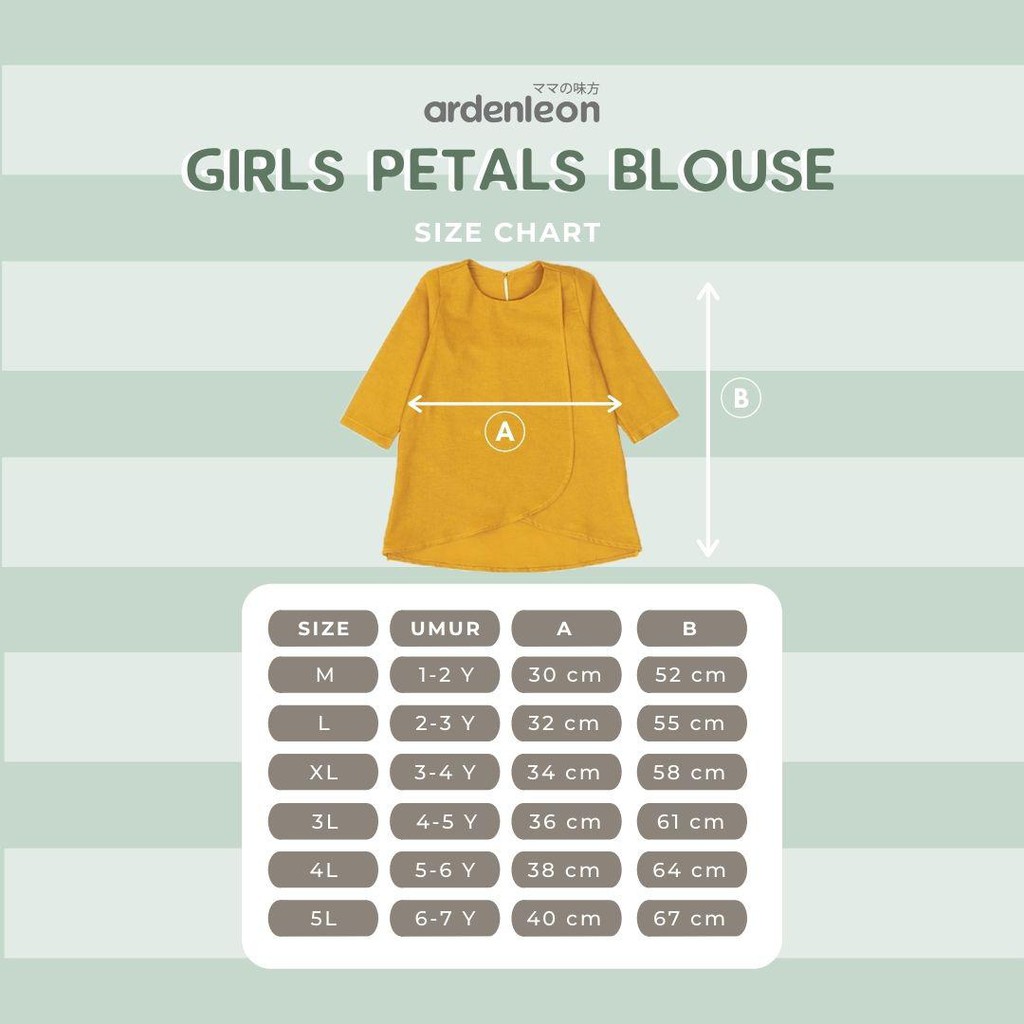 Ardenleon - Girls Petals Blouse