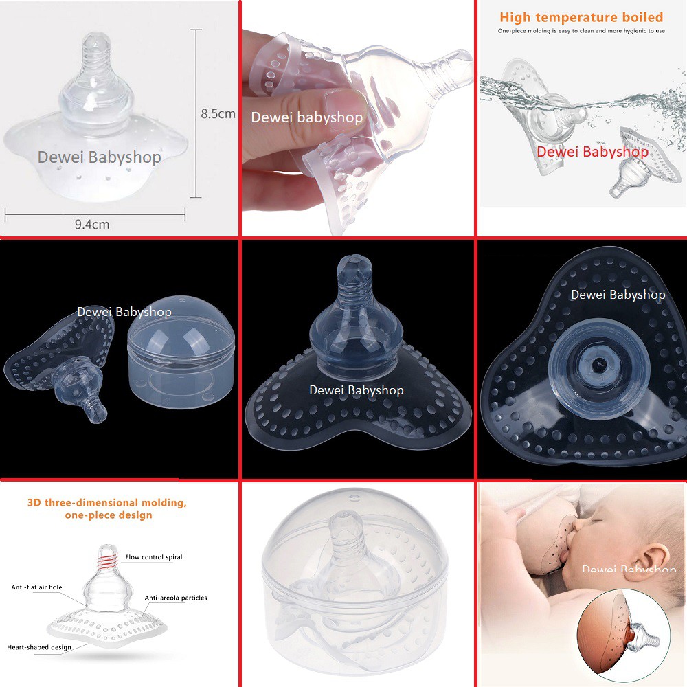 Pelindung dan Pengaman Puting Ibu Menyusui ( Nipple Breastfeeding Shield Protection )