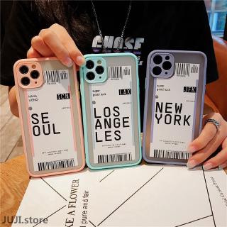 Casing Gambar Tiket Pesawat Untuk Iphone 11 Pro Max 6 6s 7