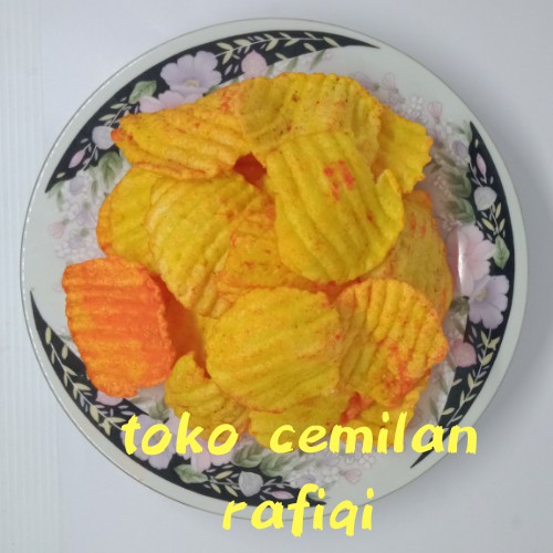 

Cemilan krupuk poco pedas 100 gram Nikmat