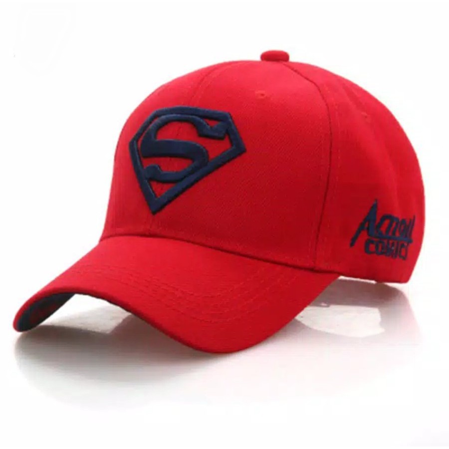 PROMO!!! Topi Baseball Bordir Superman - Topi Distro Sperman Style Pria Wanita - PURANGSAKATO_SHOP.