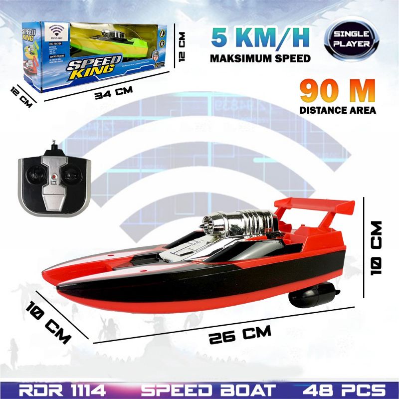 Mainan Maenan Anak Anak Viral RC Perahu Kapal Laut Pesiar Speed Boat  Remote Control Radio RDR1114