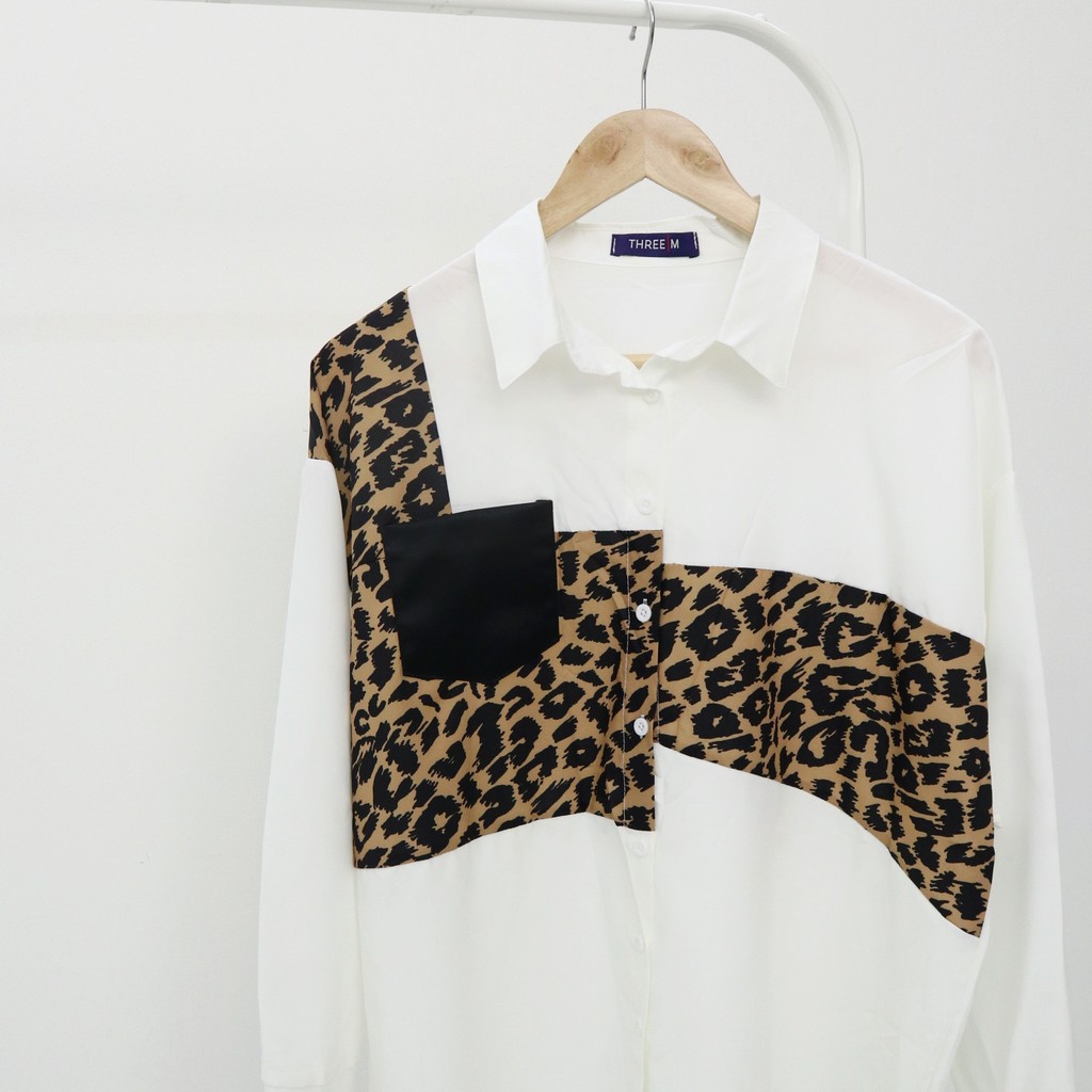 Blake leopard hem top -Thejanclothes