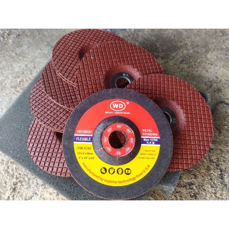 WD batu gerinda poles fleksibel