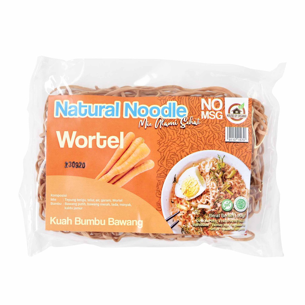 MIE instant organik Alami / Natural Noodle (RANDOM) 1 Pcs