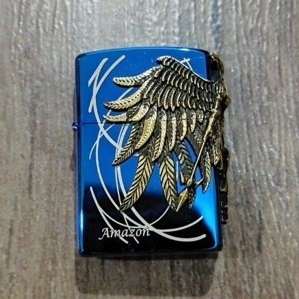 Korek api zorro sayap 3 sisi Blue Wings Heavy Armor original lighter zorro