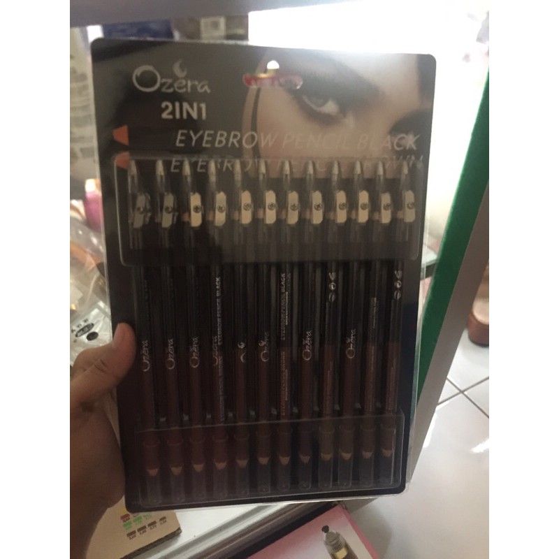 Pensil Alis 2IN1 Ozera-Original