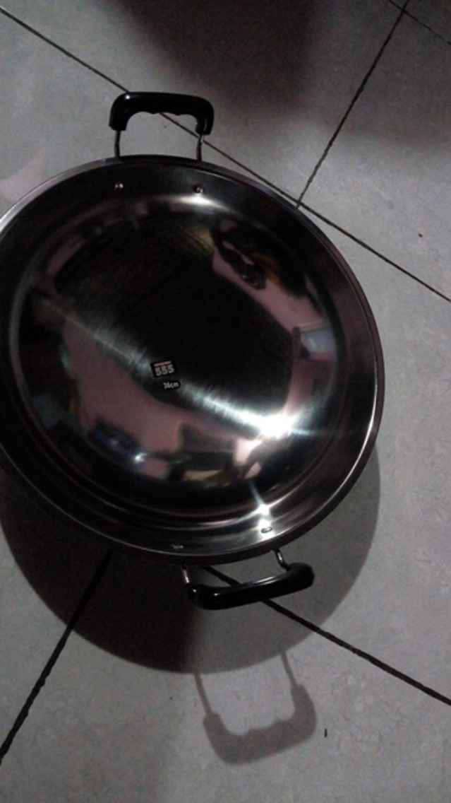 Wajan Stainless Stell Uk 34/36/40