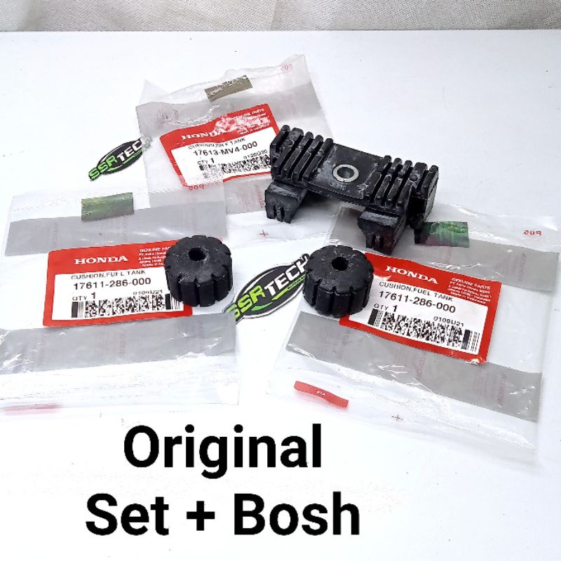 Karet Ganjal Ganjel Tangki Tank Cushio Fuel Tank Set Honda Win 100 Tiger Mega Pro