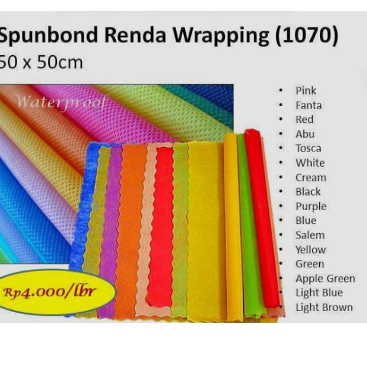 

Ready Stok Spubond renda wrapping(1070) kertas bunga isi 4lbr