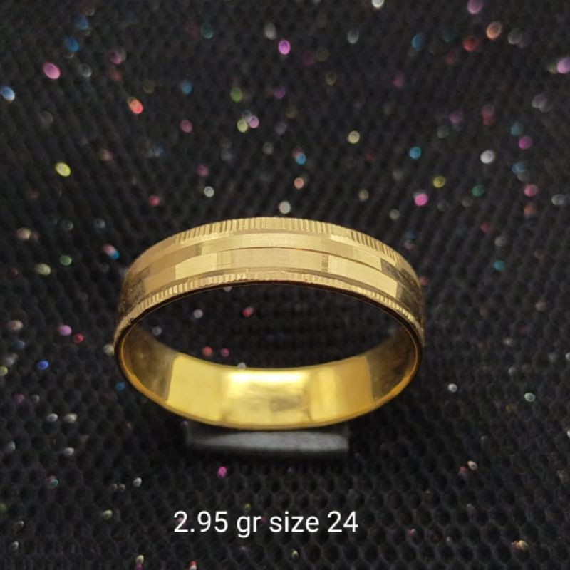 Cincin Emas 17 K - 2.95gr Kadar 750 - 2958