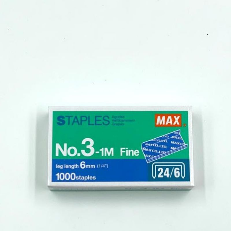 

Isi Staples Max No.3 / No. 3-1M Original Asli