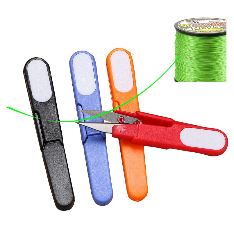 1Pcs Fishing Scissors Small Scissors with Cap Scissors Yarn Scissors