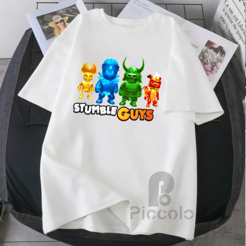 BAJU KAOS ANAK STUMBLE GUYS TERMURAH BAHAN CATOON