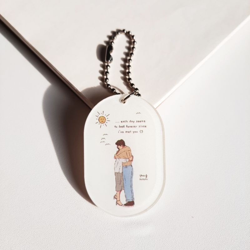 Merchandise Keychain / Gantungan Kunci Hometown Chachacha — Hong Du Shik & Yoon Hye Jin (Kim Seon Ho