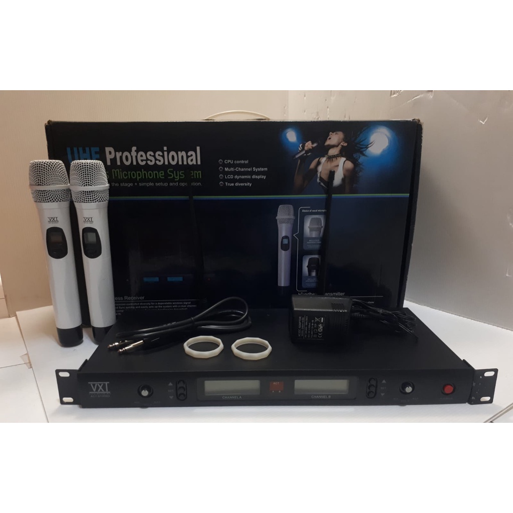 Wireless Microphone VXT ACT 911 Pro UHF Receiver