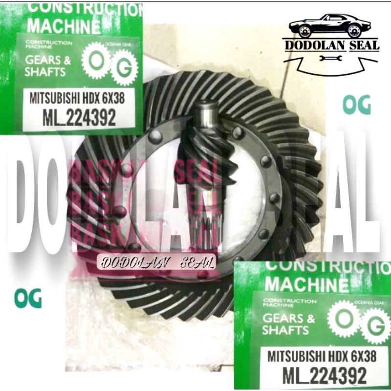 GEAR SET GEAR GARDAN MITSUBISHI HDX PS136 HDX 6X38