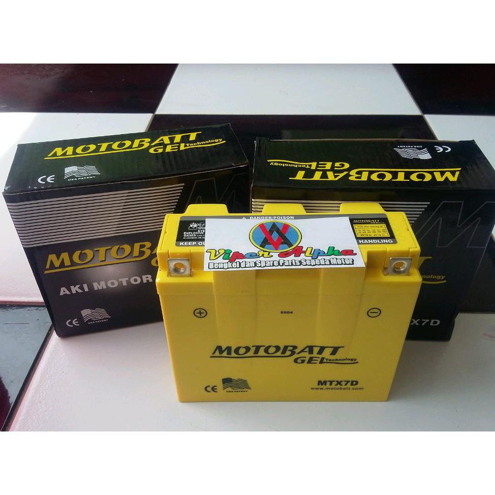 Terlaris Aki Motobatt Gel Nouvo Tiger Scorpio