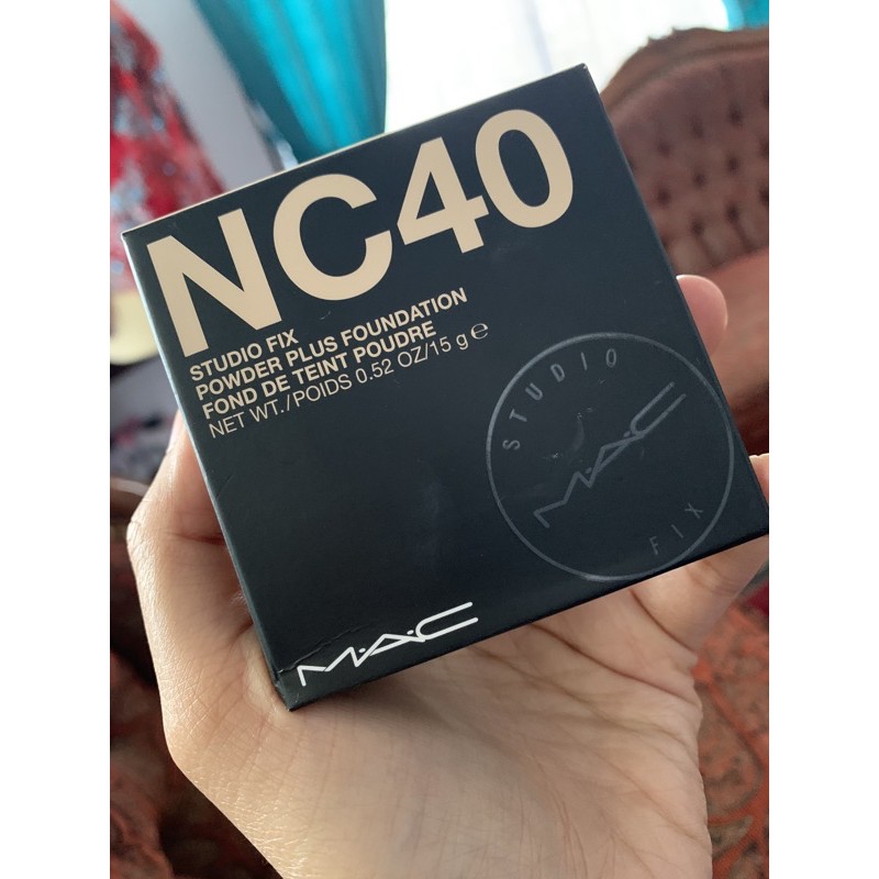sale studio fix powder plus foundation MAC NC40 ori masih segel