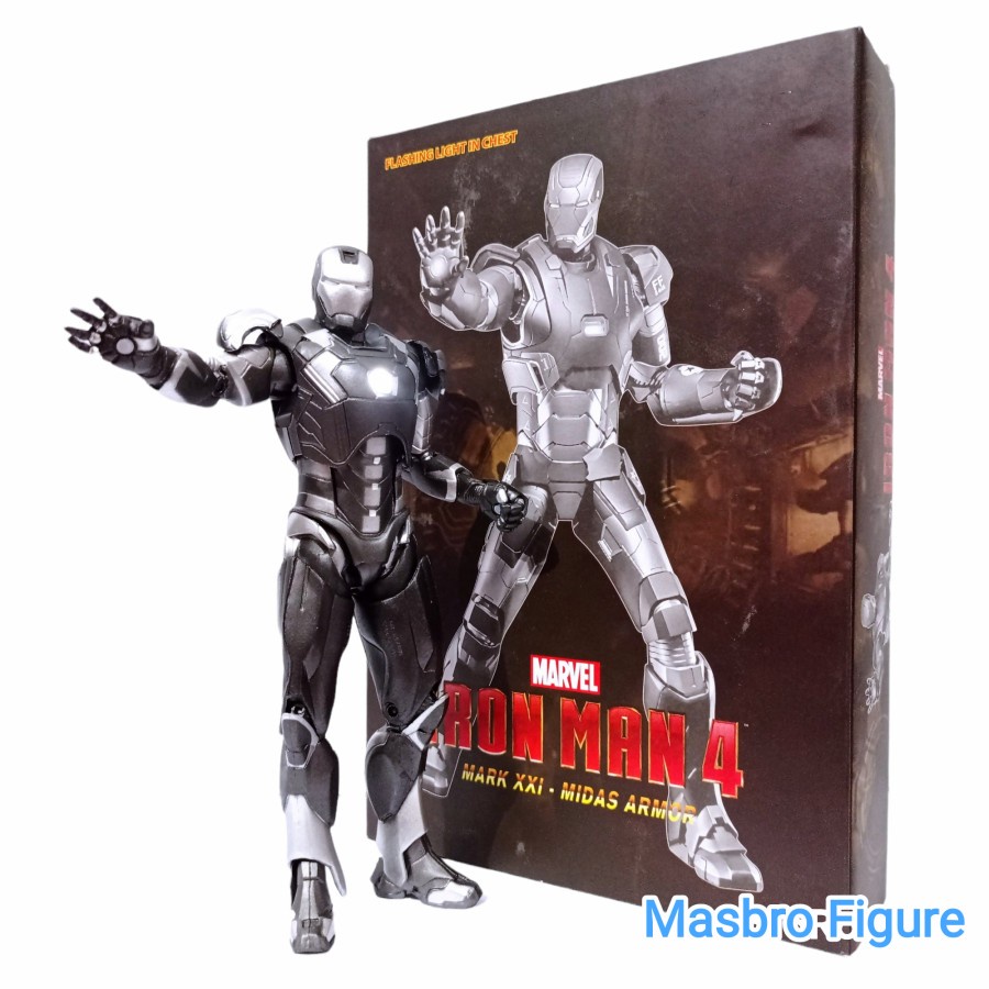 Action figure IRON MAN MARK XXI MIDAS ARMOR Recast