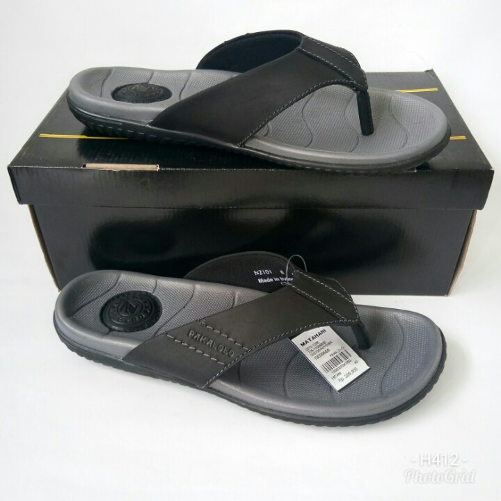 Sandal Pakalolo N2101BK710 sandal kulit pria