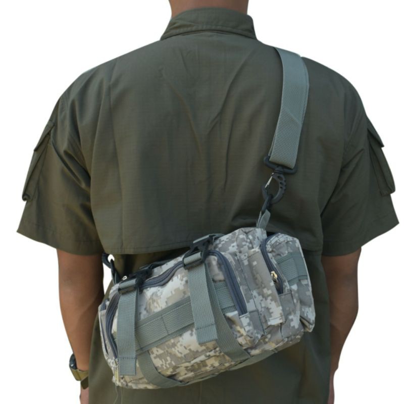 Tas Slempang Pria / Tas Slempang Warior / Tas Jingjing Army Tactical