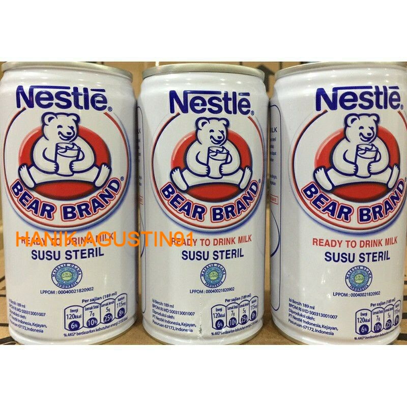 

Nestle Bear Brand Susu Beruang Steril 189ml