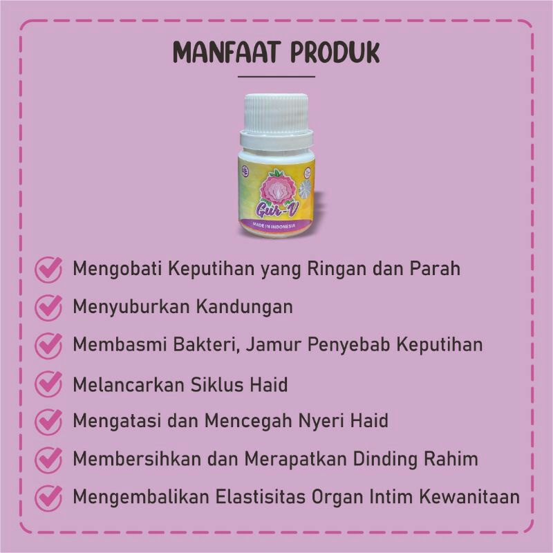 

JAMU Gur V | JAMU RAHASIA WANITA | JAMU