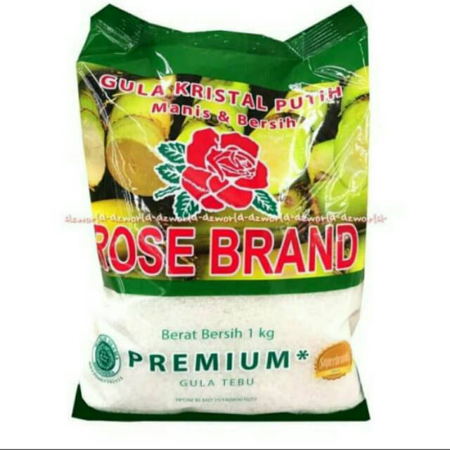 

Gula pasir Rose Brand 1kg